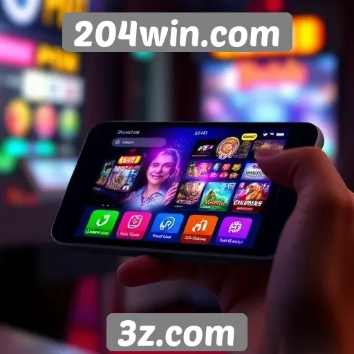 Revisão das funcionalidades móveis do 204win